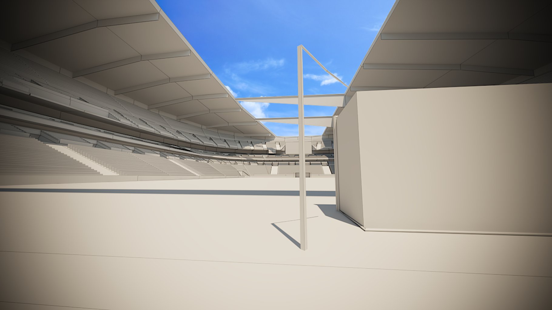 Football Stadium Game Ready 3D-Model – MasterBundles