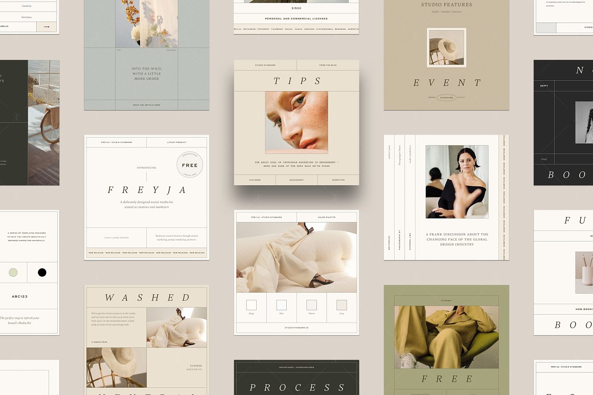 Various image templates and more.