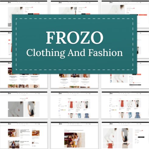 Frozo clothing and fashion shopify theme.