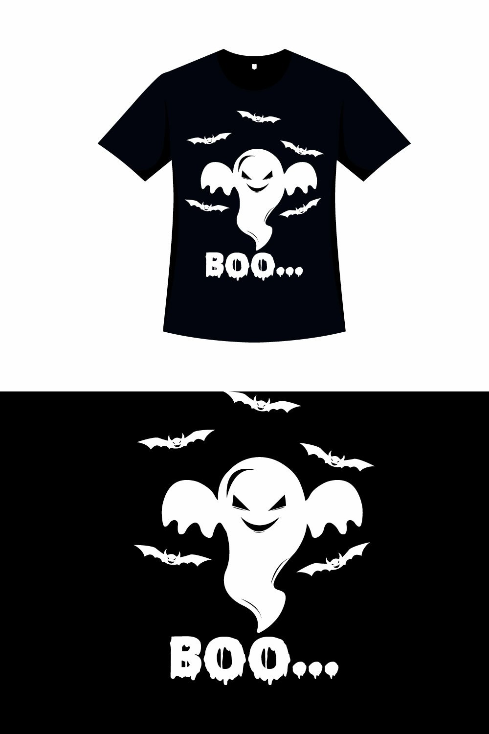 Illustrations funny ghost t shirt vector illustration of pinterest.