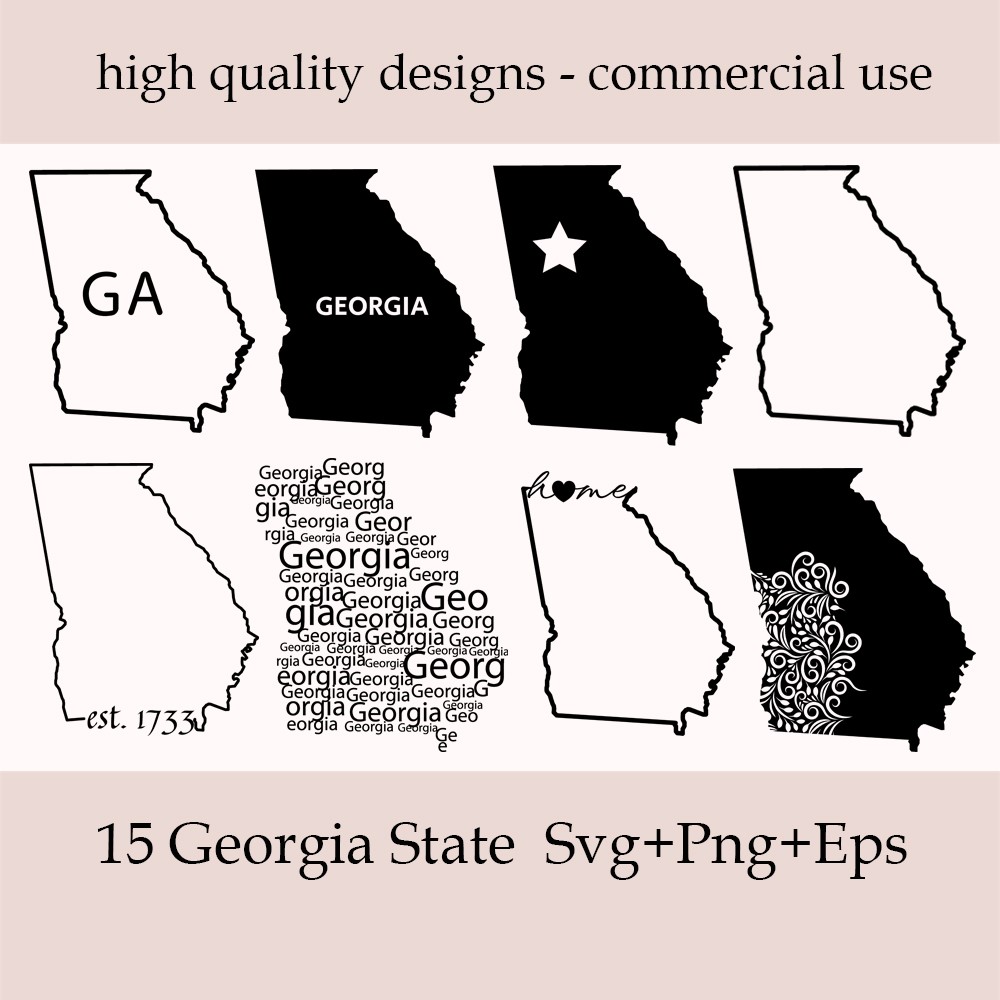 state of ga outline
