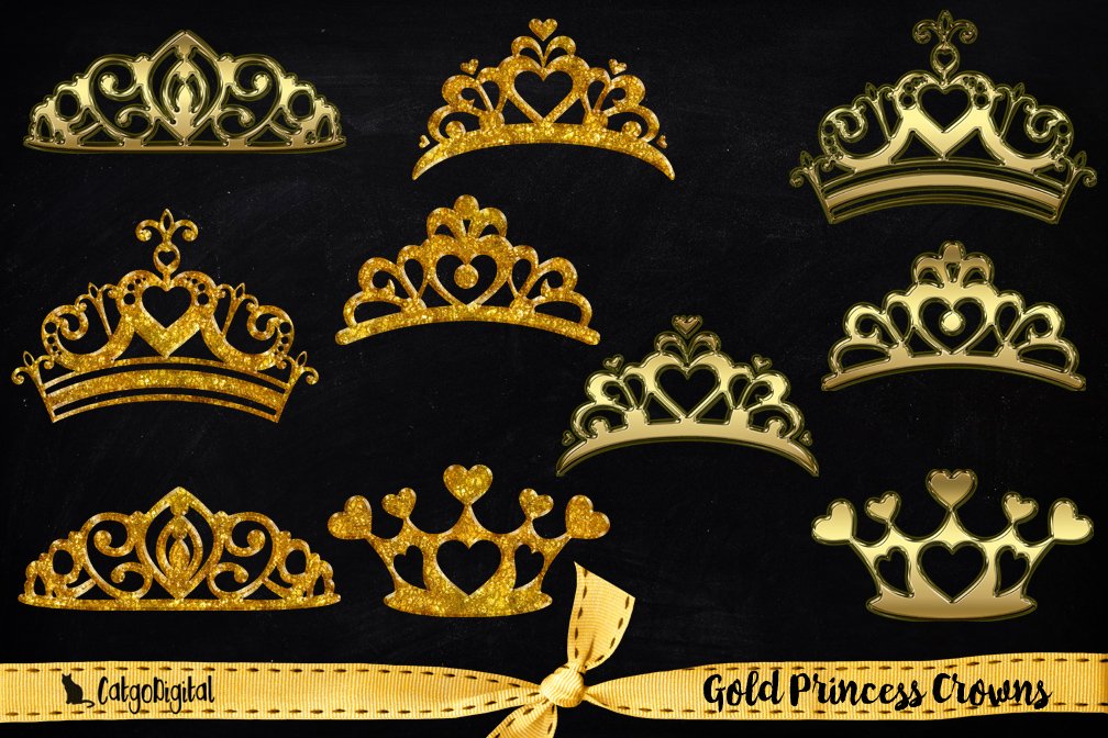 golden princess crown real