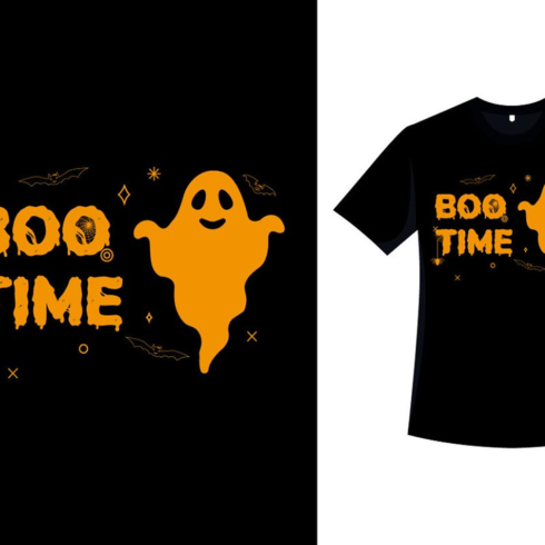 Images preview halloween boo time t shirt vector.