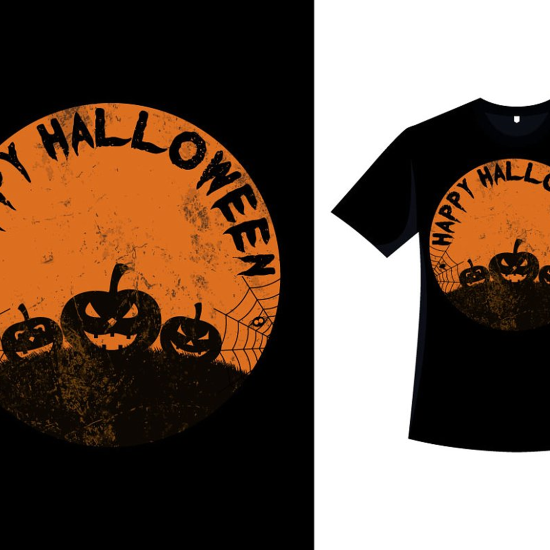 Halloween Classic Pumpkin TShirt MasterBundles