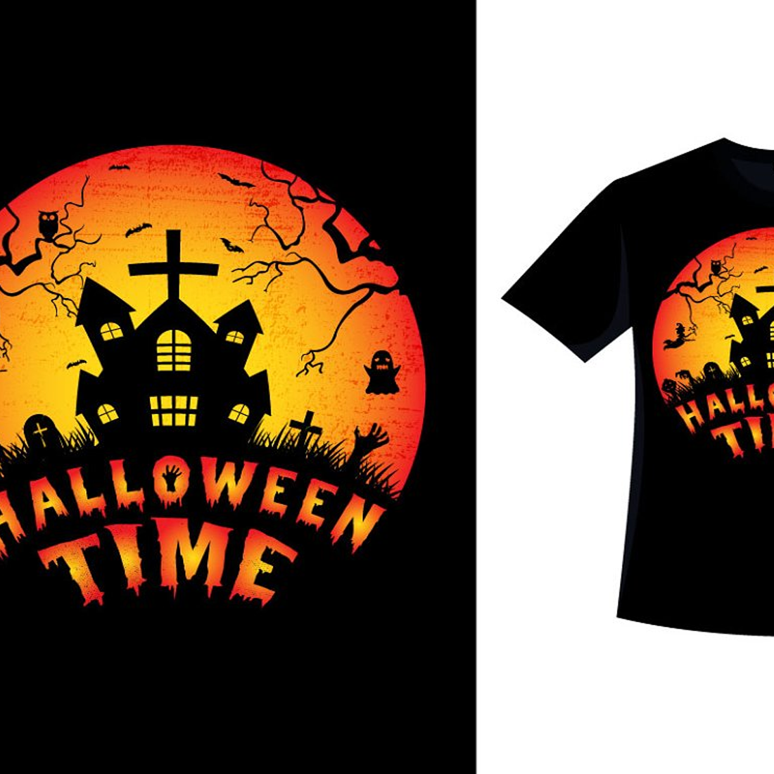 Images with halloween classic retro t-shirt.