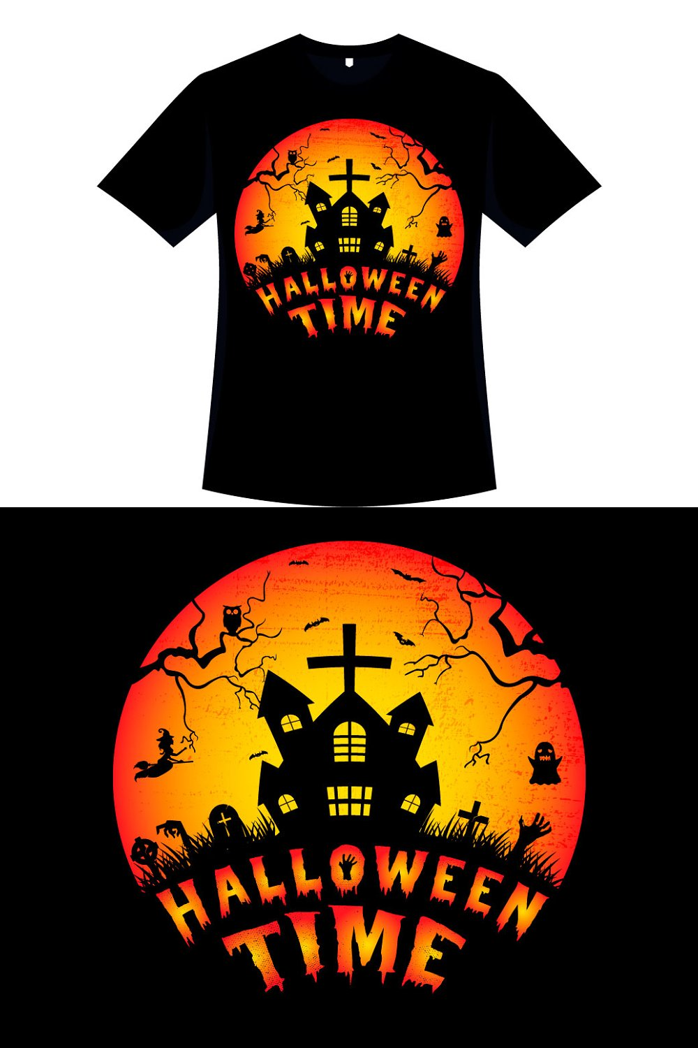 Illustrations halloween classic retro t shirt of pinterest.