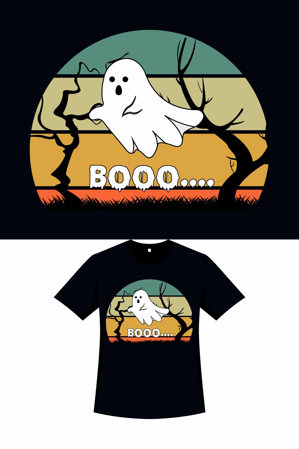 Illustrations halloween retro t shirt vector design of pinterest.