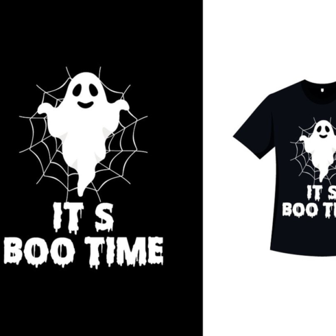 Images preview halloween simple black color t-shirt.