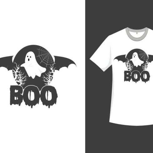 Images preview halloween stylish classic t shirt.