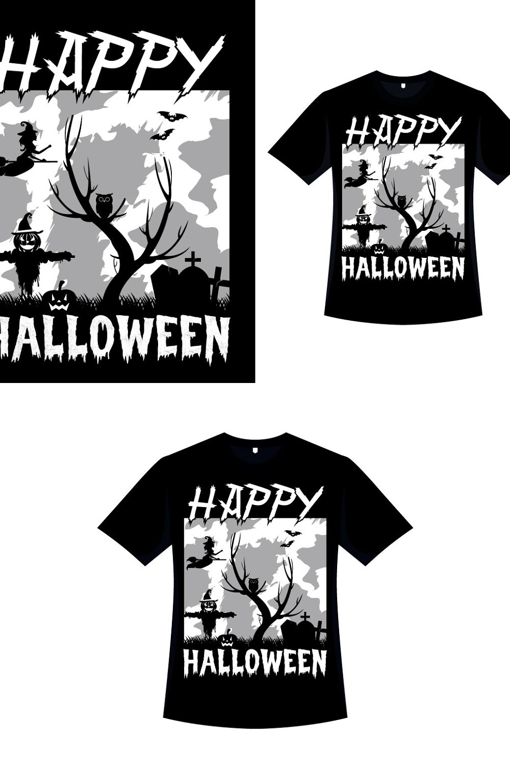 Illustrations halloween t shirt with scarecrew of pinterest.