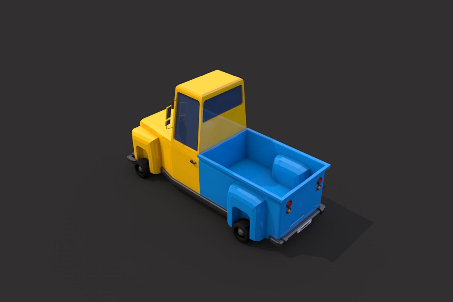 Low Poly Truck – MasterBundles