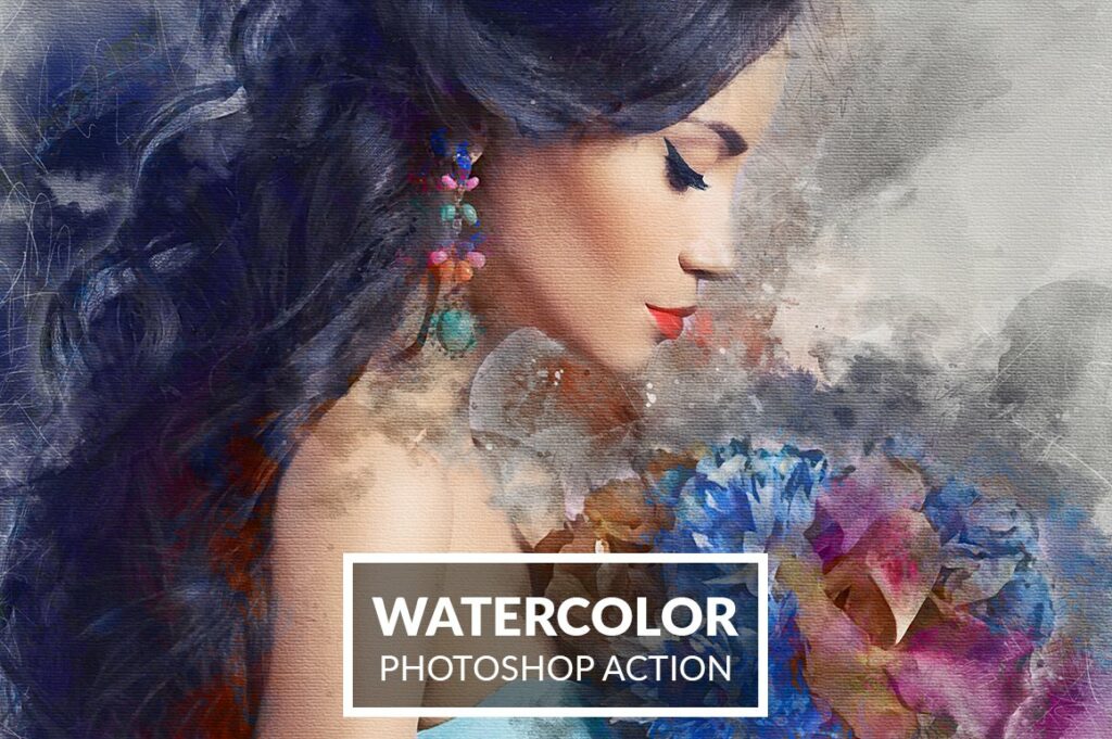 Watercolor Photoshop Action – MasterBundles