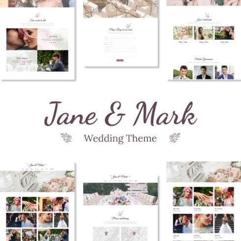 Images preview jane mark wedding theme.