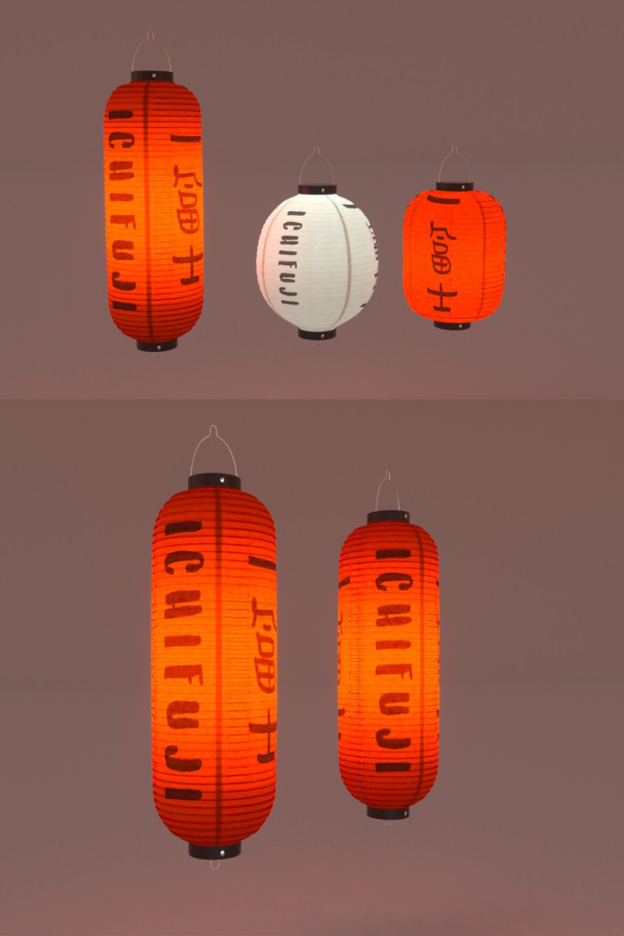 Japanese Lanterns MasterBundles