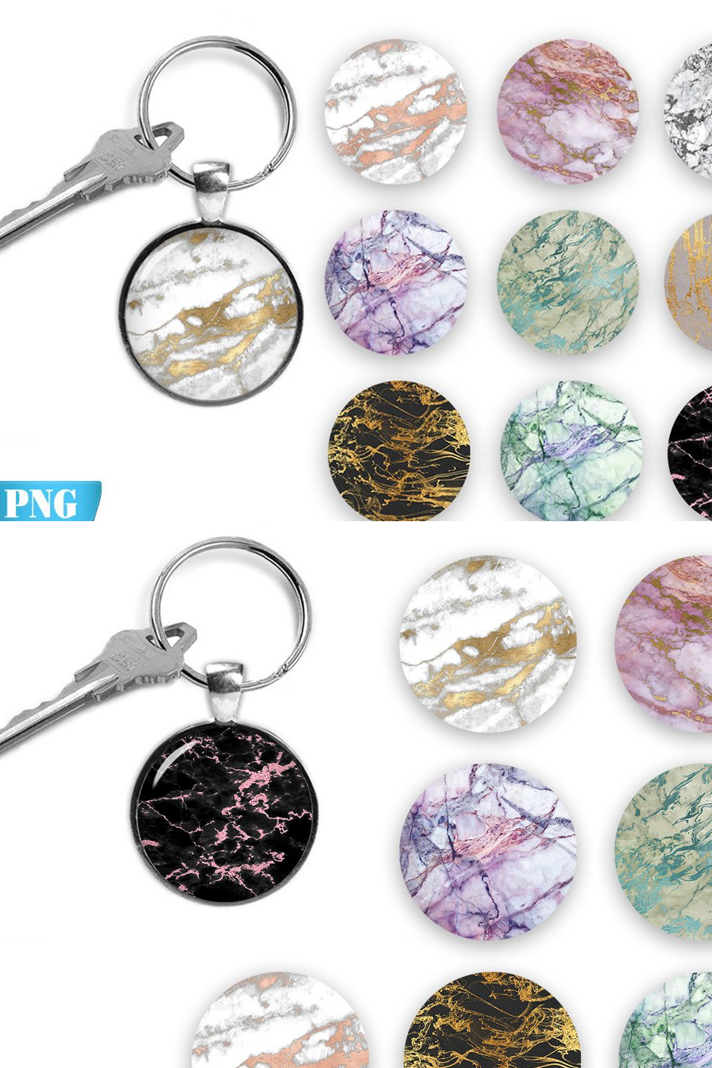 Green Abstract Keychain Sublimation PNG Graphic by AS Digitale