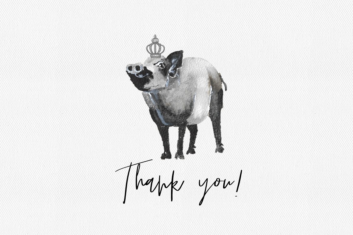 Thank you, pig in a crown.