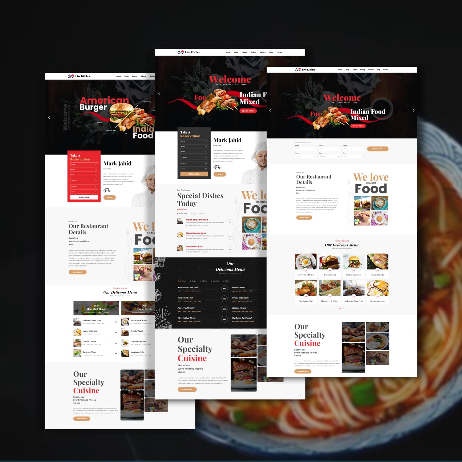 An article about restaurant details of the Livekitchen | Restaurant Cafe WordPress Theme.