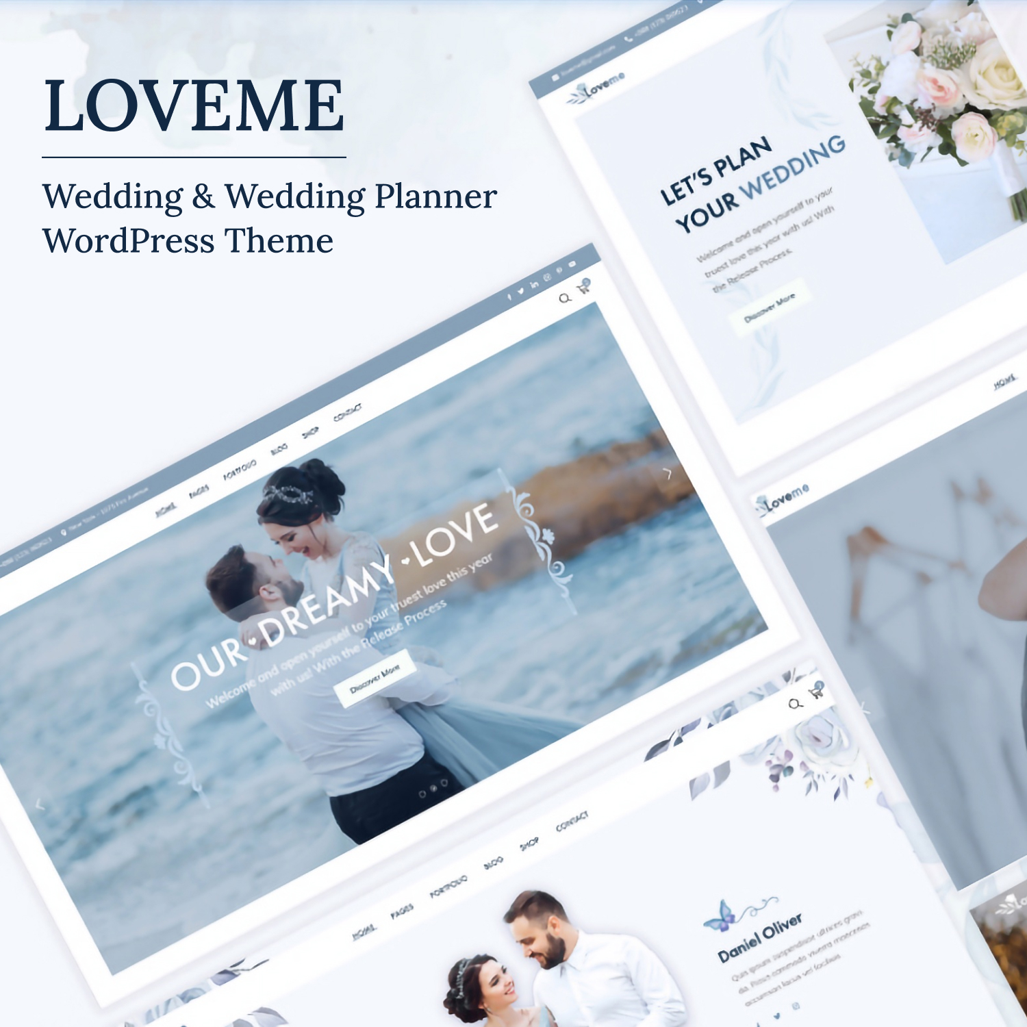 Preview loveme wedding wedding planner wordpress theme.
