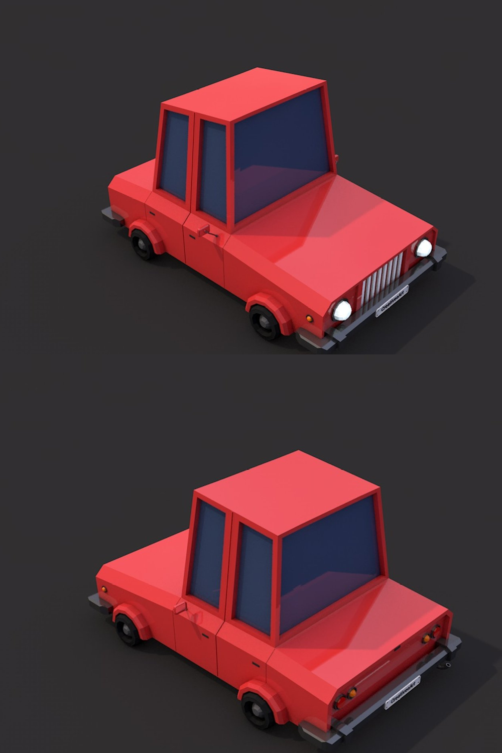 Illustrations low poly family car of pinterest.