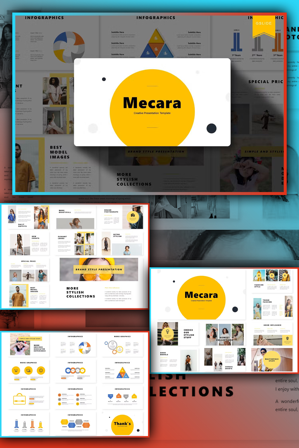 Illustrations mecara google slides template of pinterest.