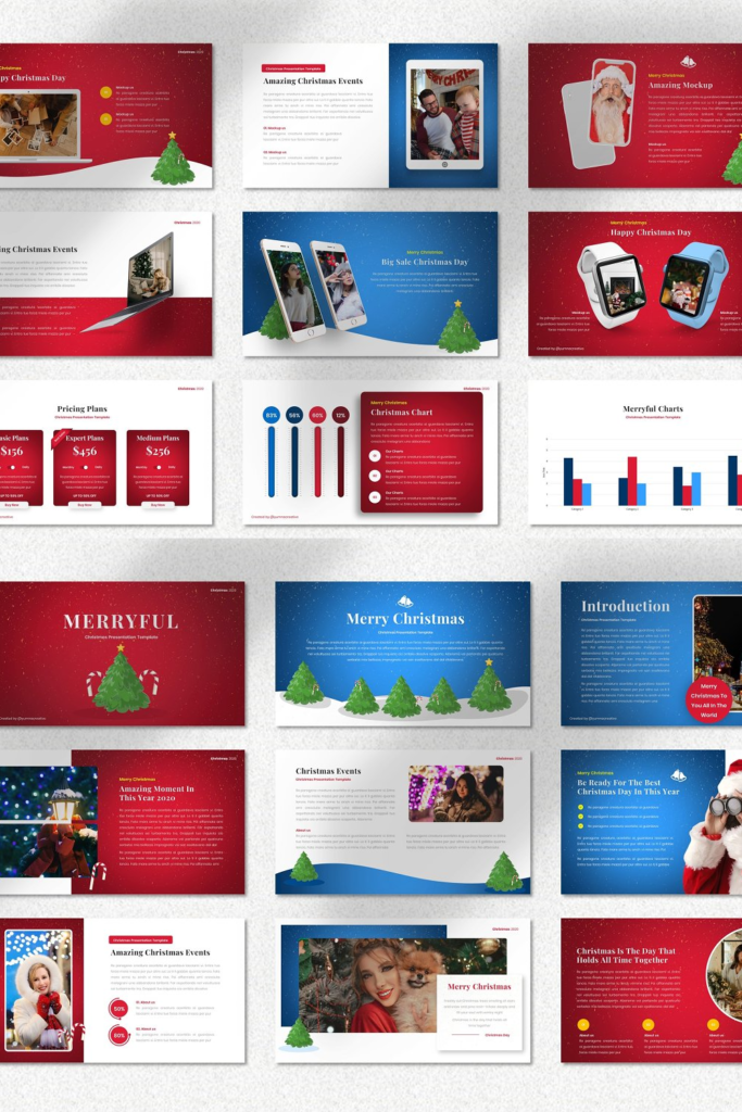 Merryful Christmas Keynote Template MasterBundles