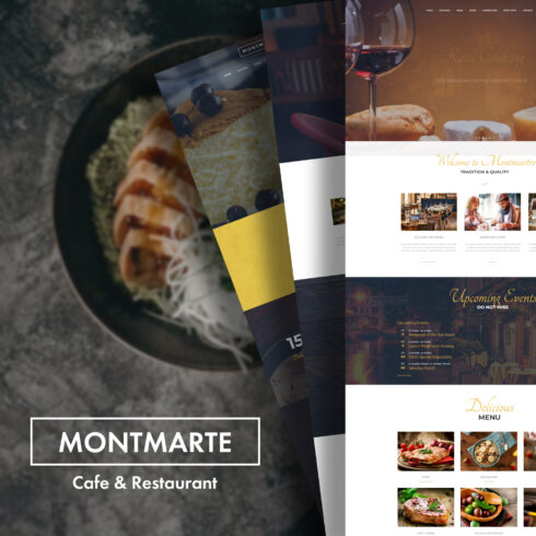 Images with montmartre cafe restaurant wordpress theme.