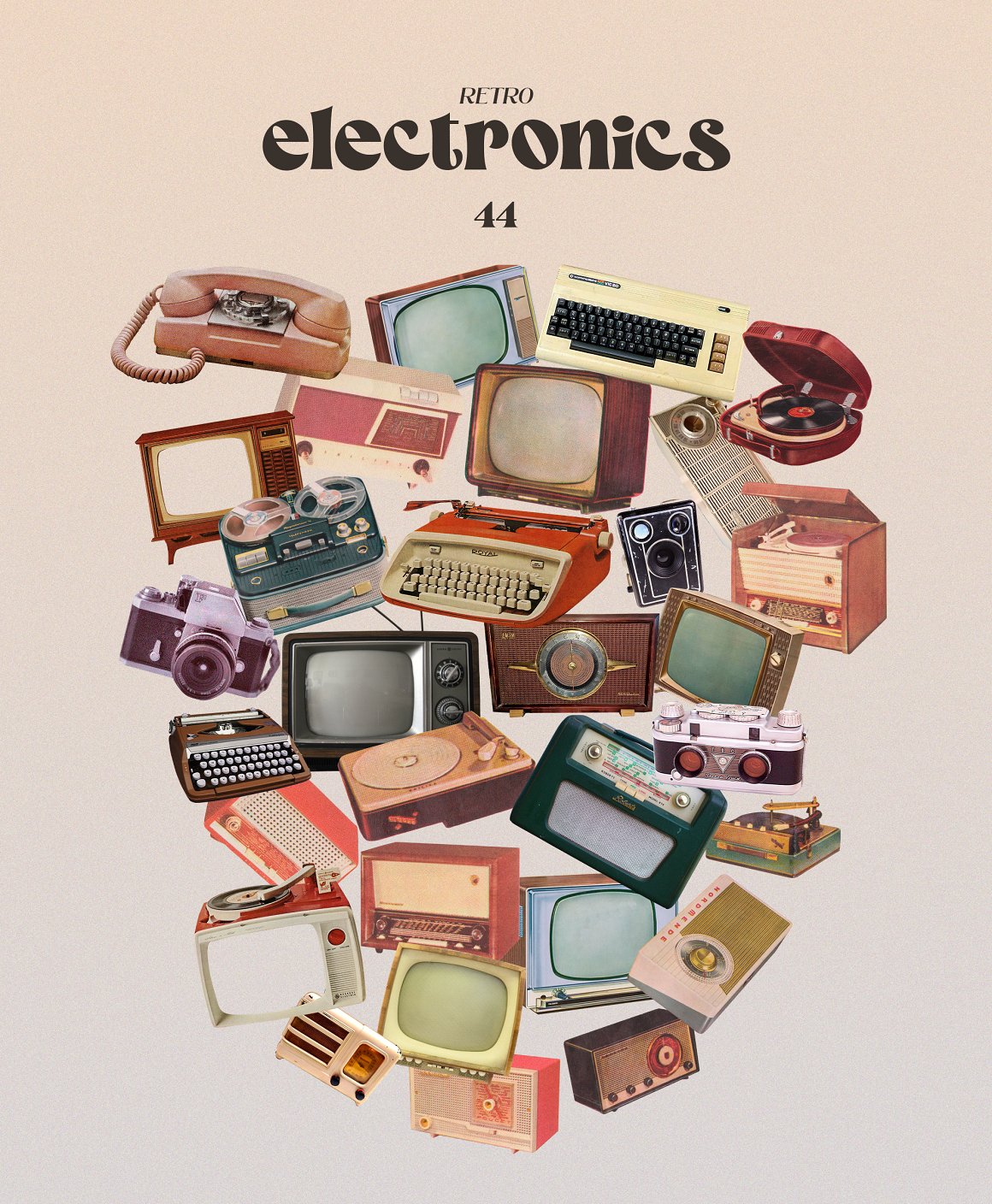 Image of retro gadgets.