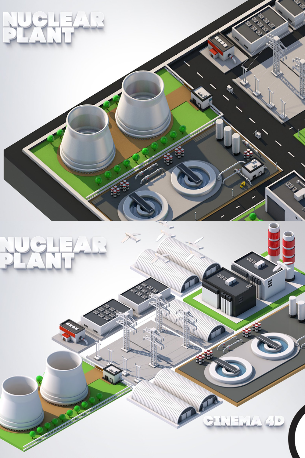 Illustrations nuclear plant station of pinterest.