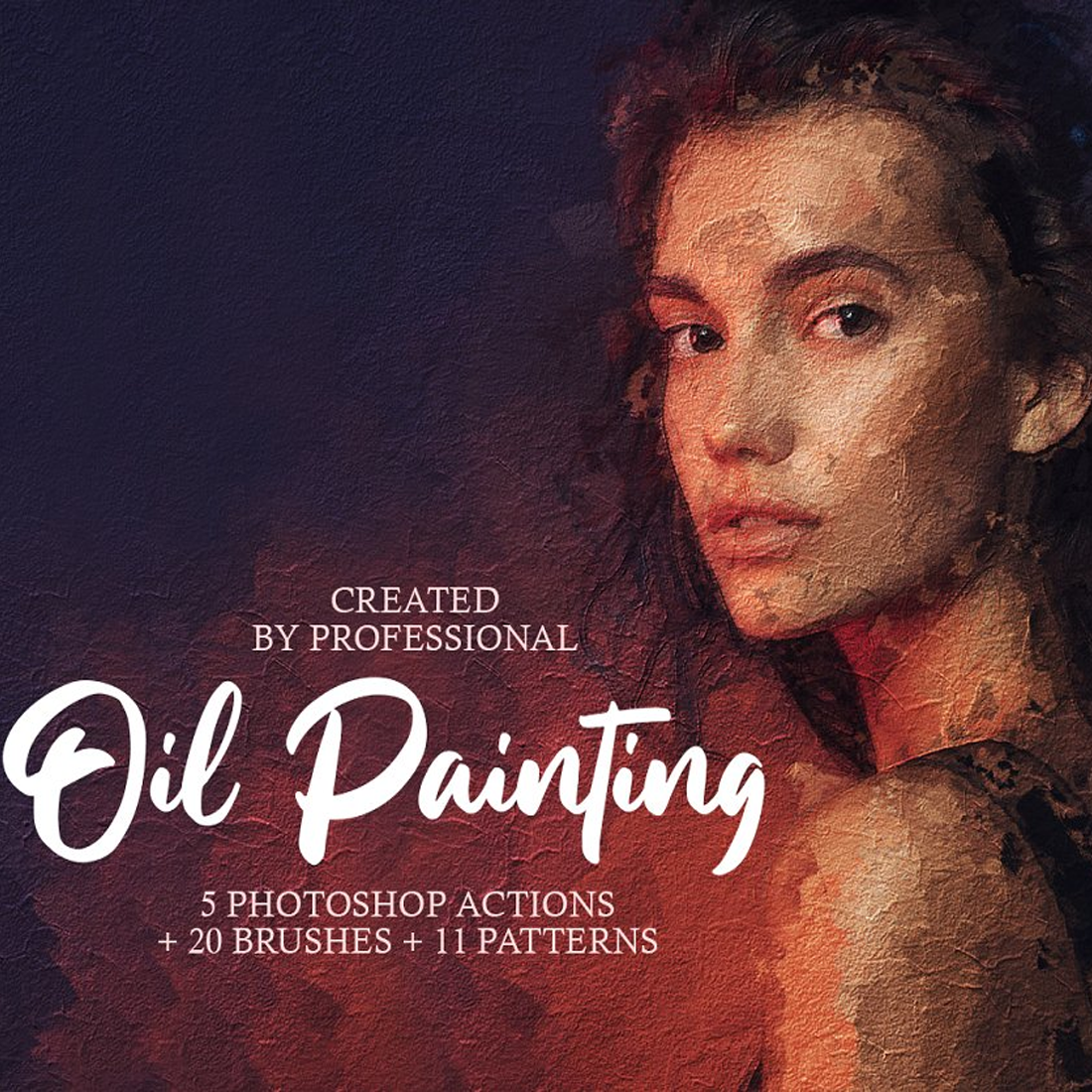 Preview oil painting photoshop actions.