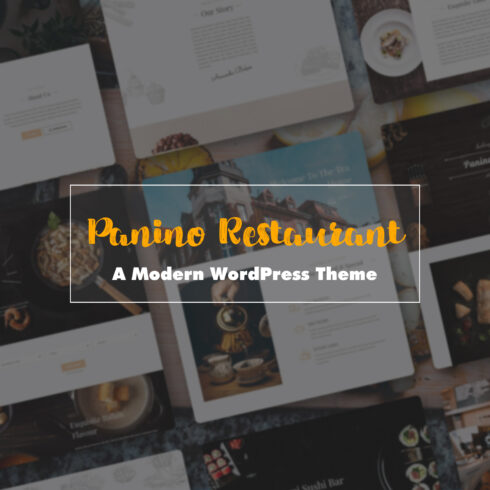Images with panino a modern restaurant and cafe wordpress theme.