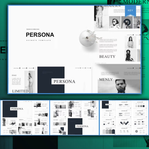 Personal images keynote template.