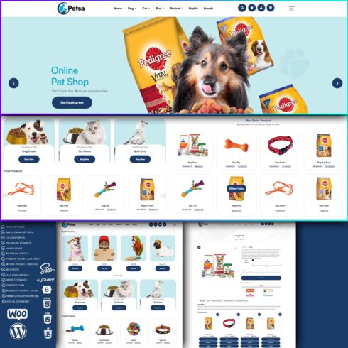 Petsa - Pet Shop WooCommerce WordPress Theme.