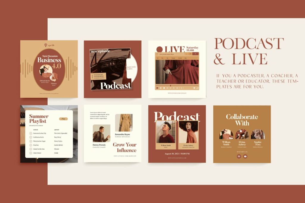 Instagram Creator For Coach CANVA PS – MasterBundles