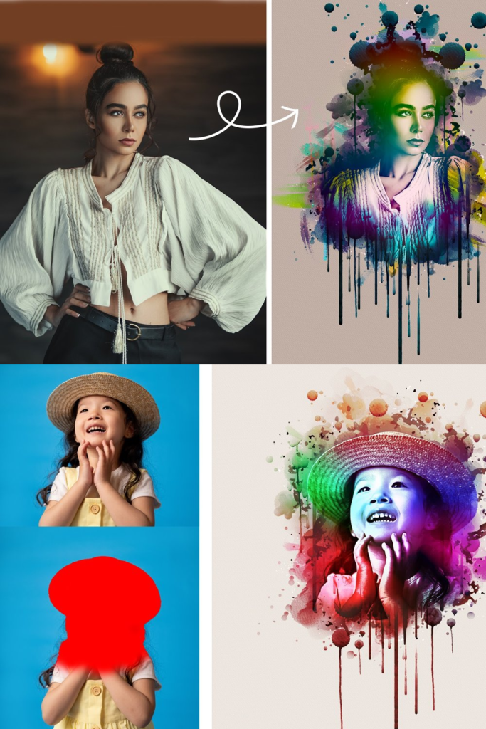 Professional Portrait Paint Effect – Masterbundles