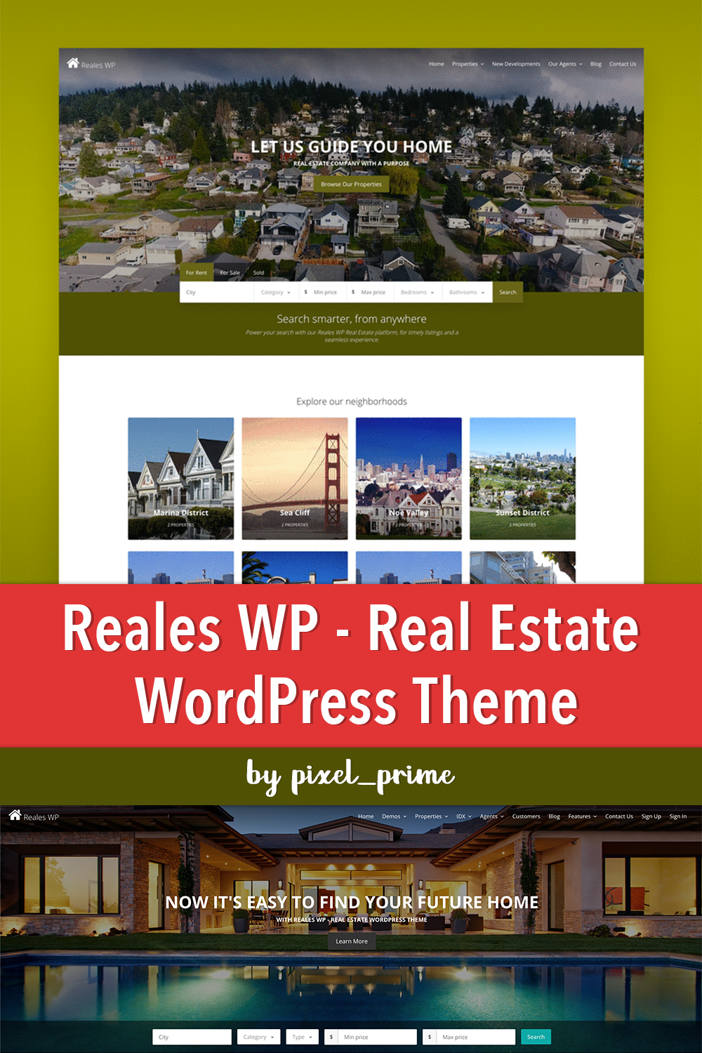 Illustrations reales wp real estate wordpress theme of pinterest.