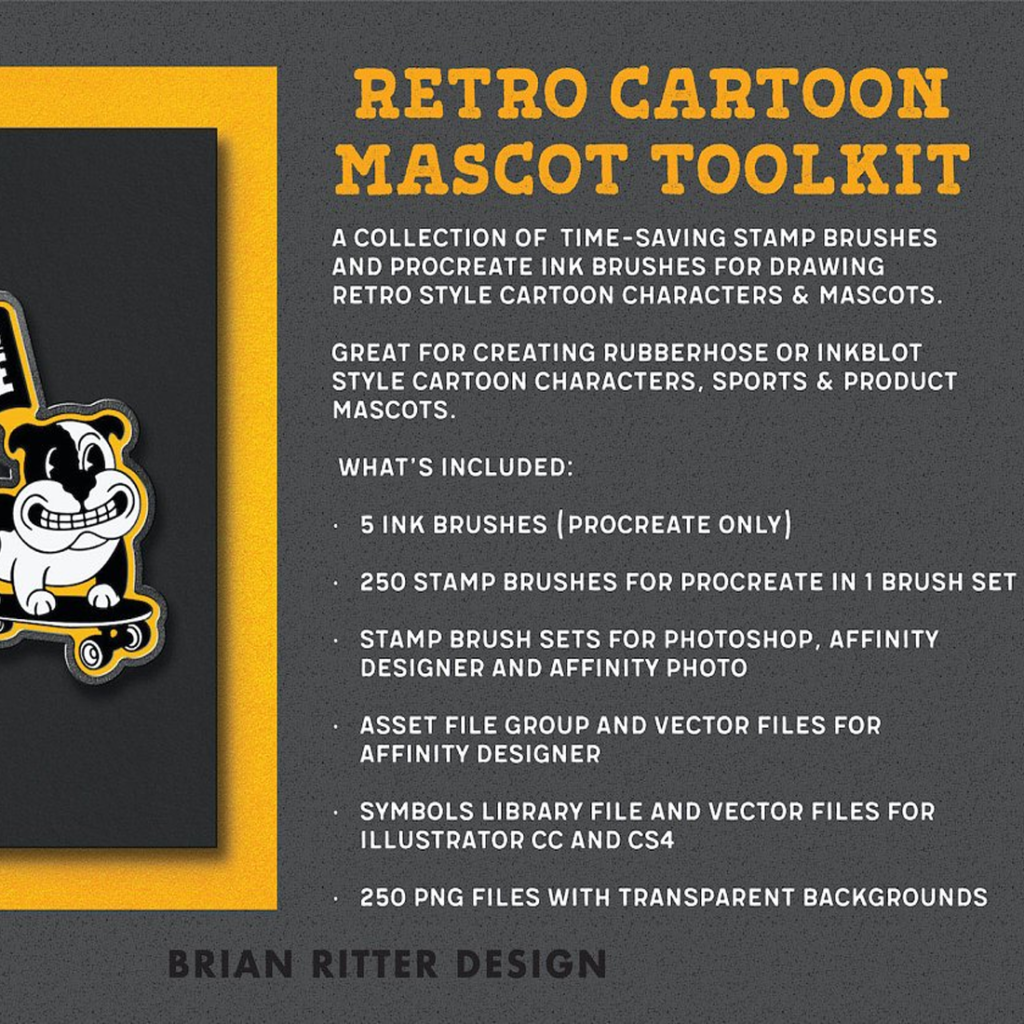 Retro Cartoon Mascot Toolkit – MasterBundles