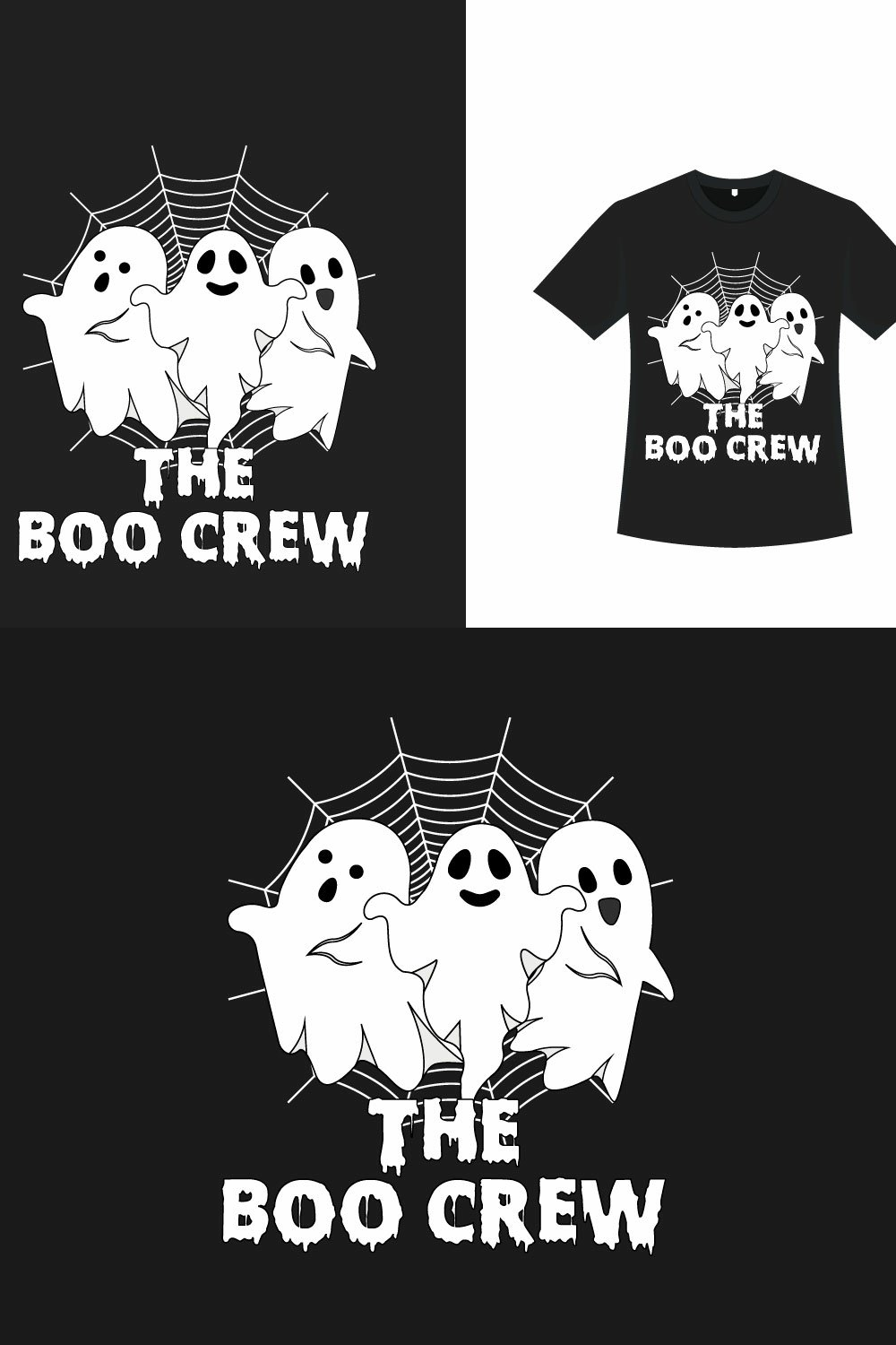 Illustrations scary white ghost vector design t-shirt of pinterest.