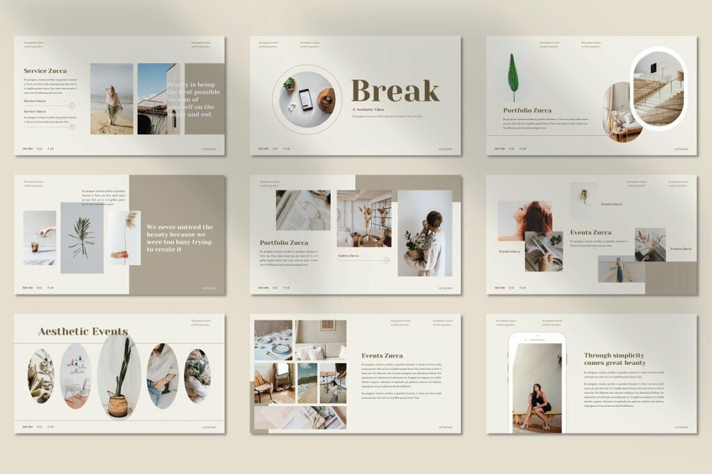 Zucca - Aesthetic Keynote Template – MasterBundles