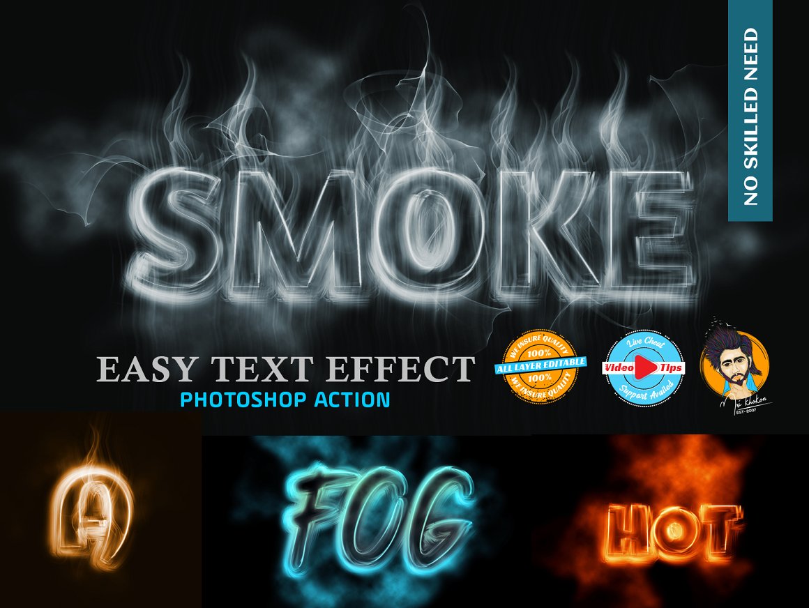 Title page of the smoke set.