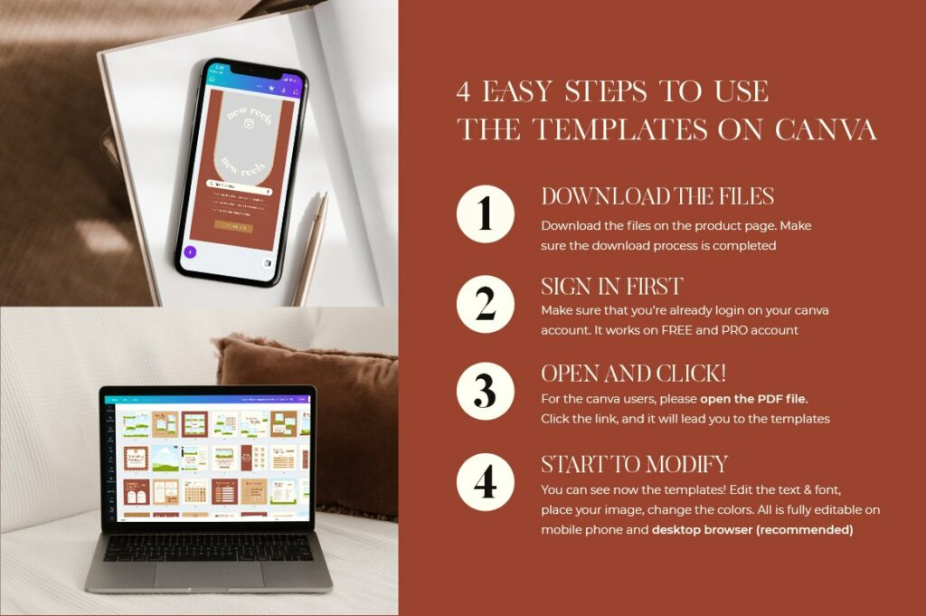 Instagram Creator For Coach CANVA PS – MasterBundles