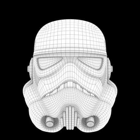 Images preview stormtrooper helmet.