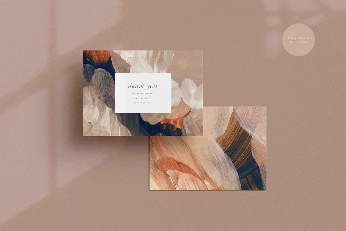Beautiful business cards and pages.