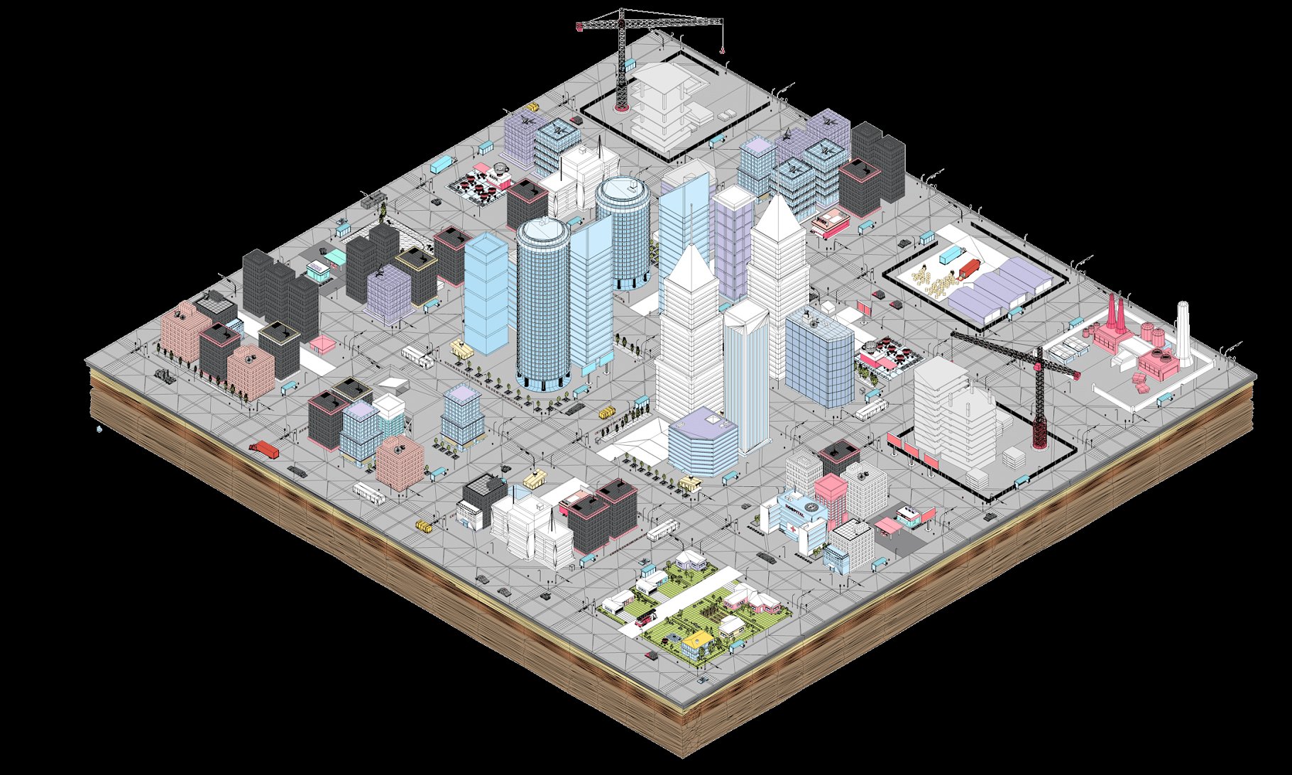 City image on templates.