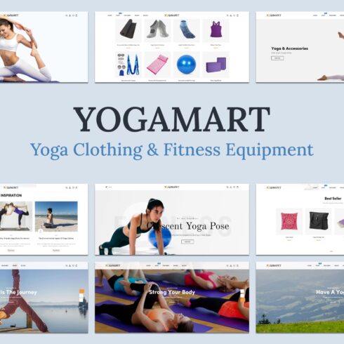 YogaMart - Yoga Clothing & Fitness Equipment Shopify Theme.