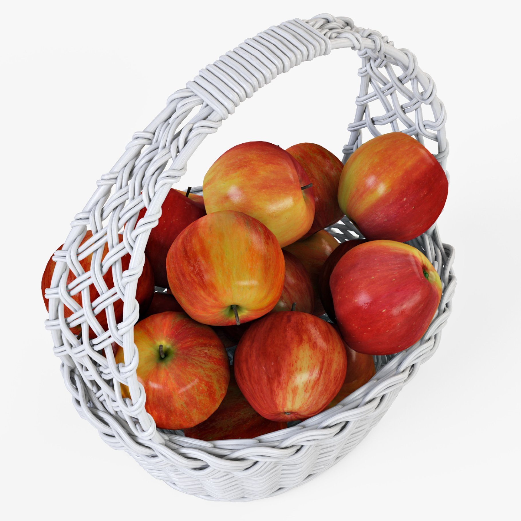 A basket of apples.