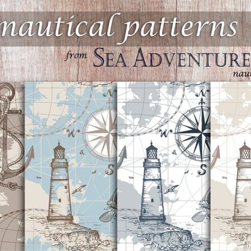 4 nautical patterns, main picture.