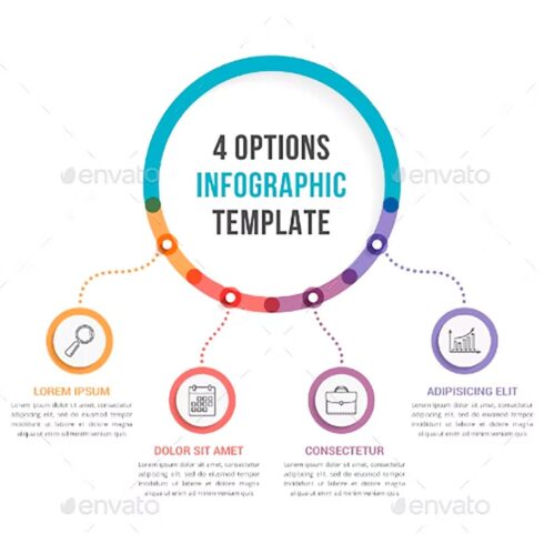 4 options infographics 62, main picture.