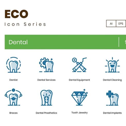 90 dental icons price 50 off, main picture.