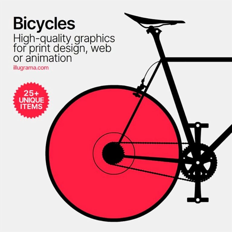 Using Bicycle Graphics Bicycles - Modern Graphics – MasterBundles