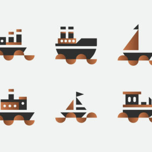 Boat Vectors – MasterBundles